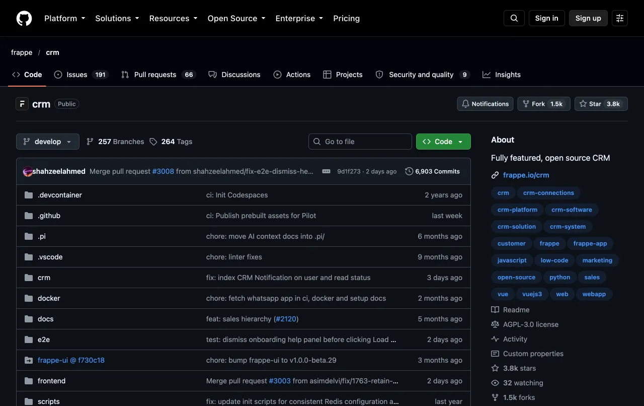 Open Source CRM with Frappe CRM
