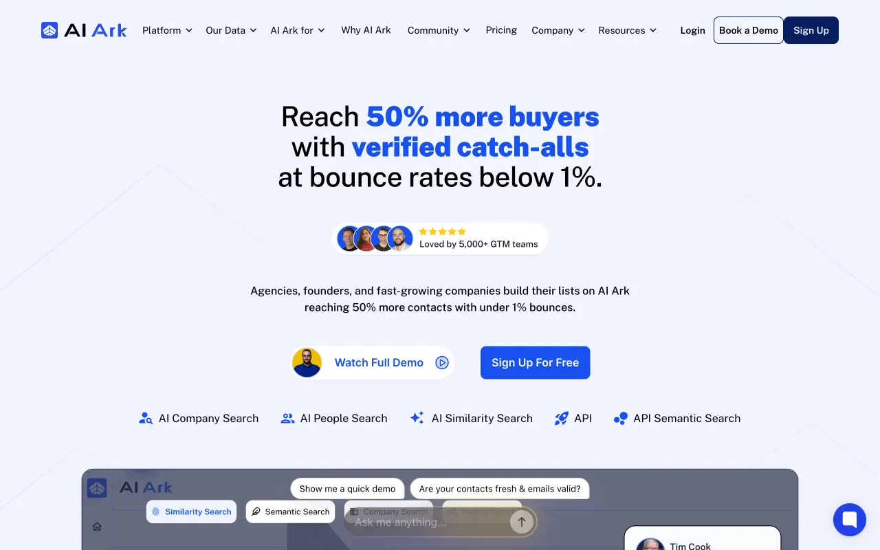 Lead Generation Tools with AI Ark
