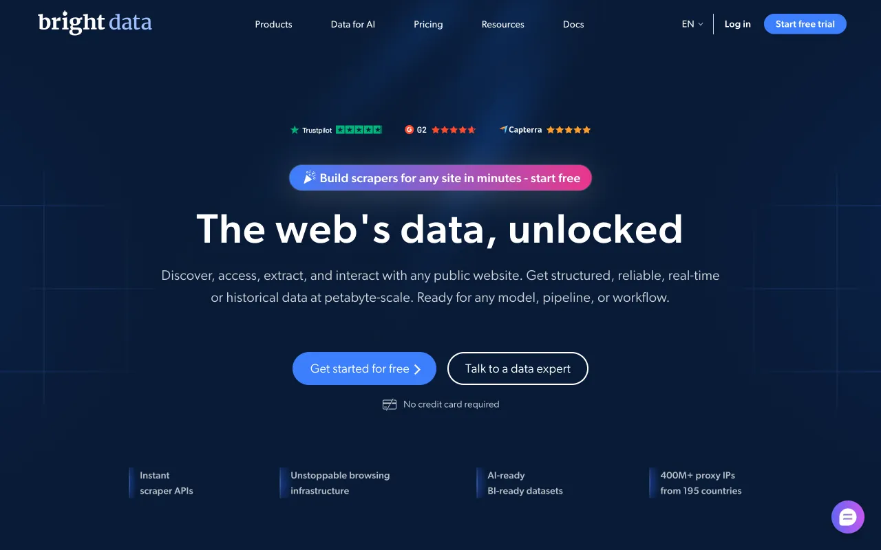 API marketplaces for agents with Bright Data