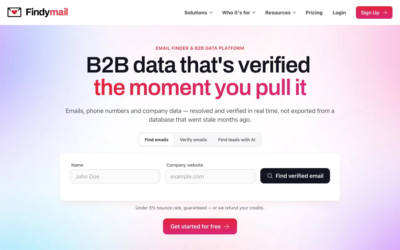 Email Verification Tools with Findymail
