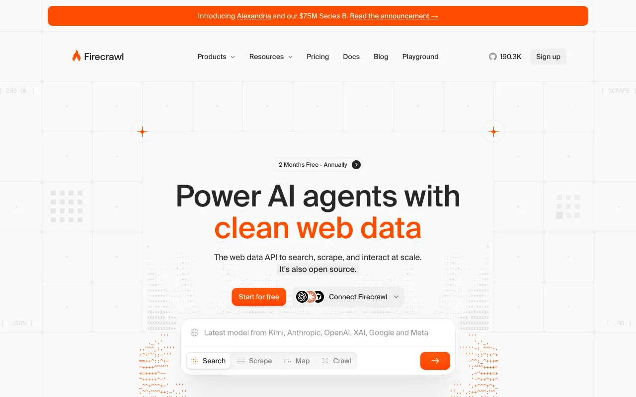 Apify alternatives with Firecrawl