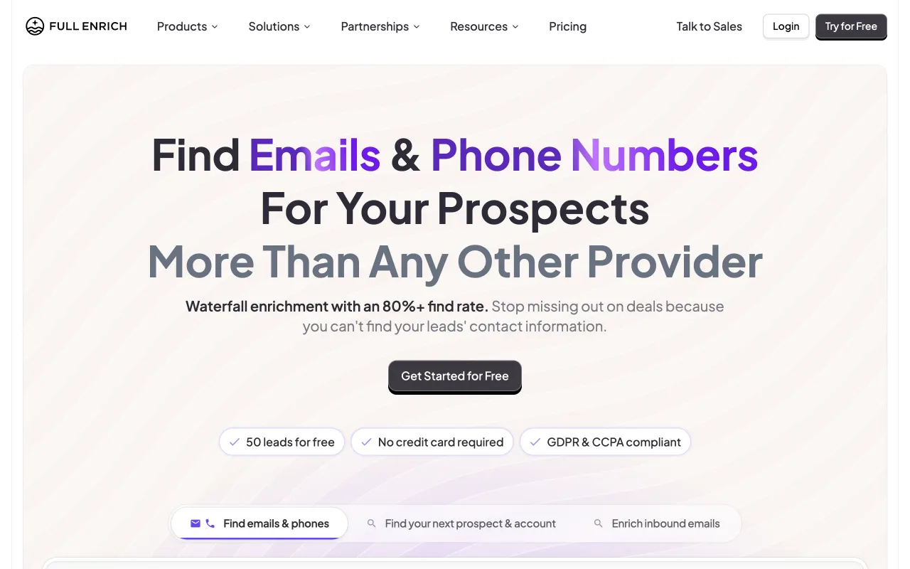 Lead Generation Tools with FullEnrich