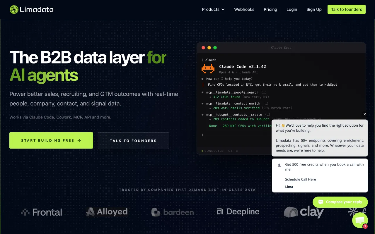 Lead Generation Tools with Limadata