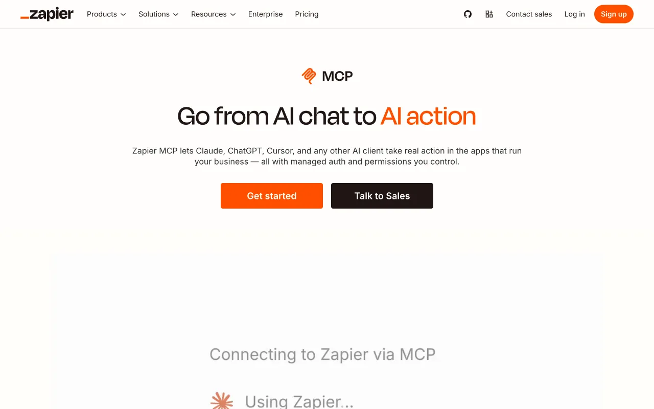 Composio alternatives with Zapier MCP
