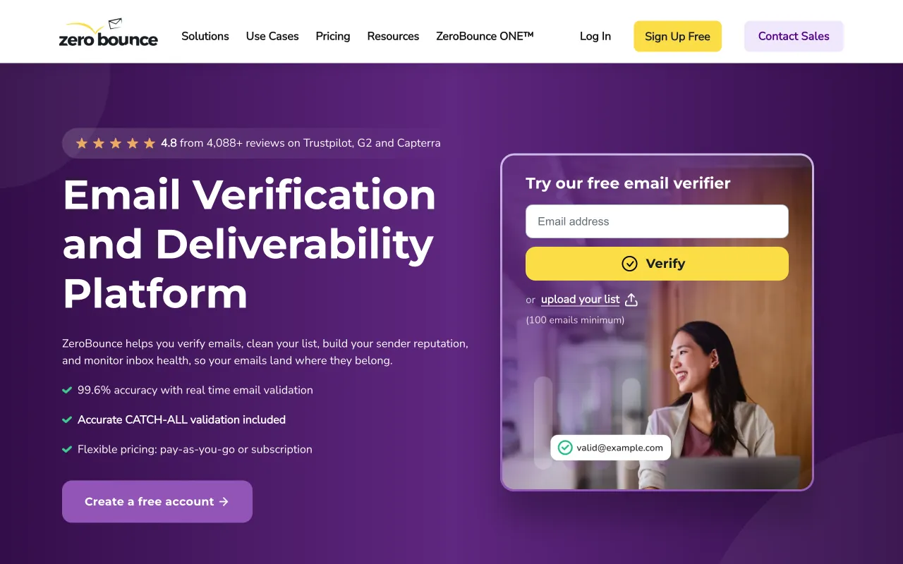 Email Verification Tools with ZeroBounce